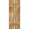 Ekena Millwork Spaced Board-n-Batten Shutters w/Z-Bar, Rough Sawn Western Red Cedar, 11 1/4W x 29H, PR RBS06Z11X029RWR - alternate 2